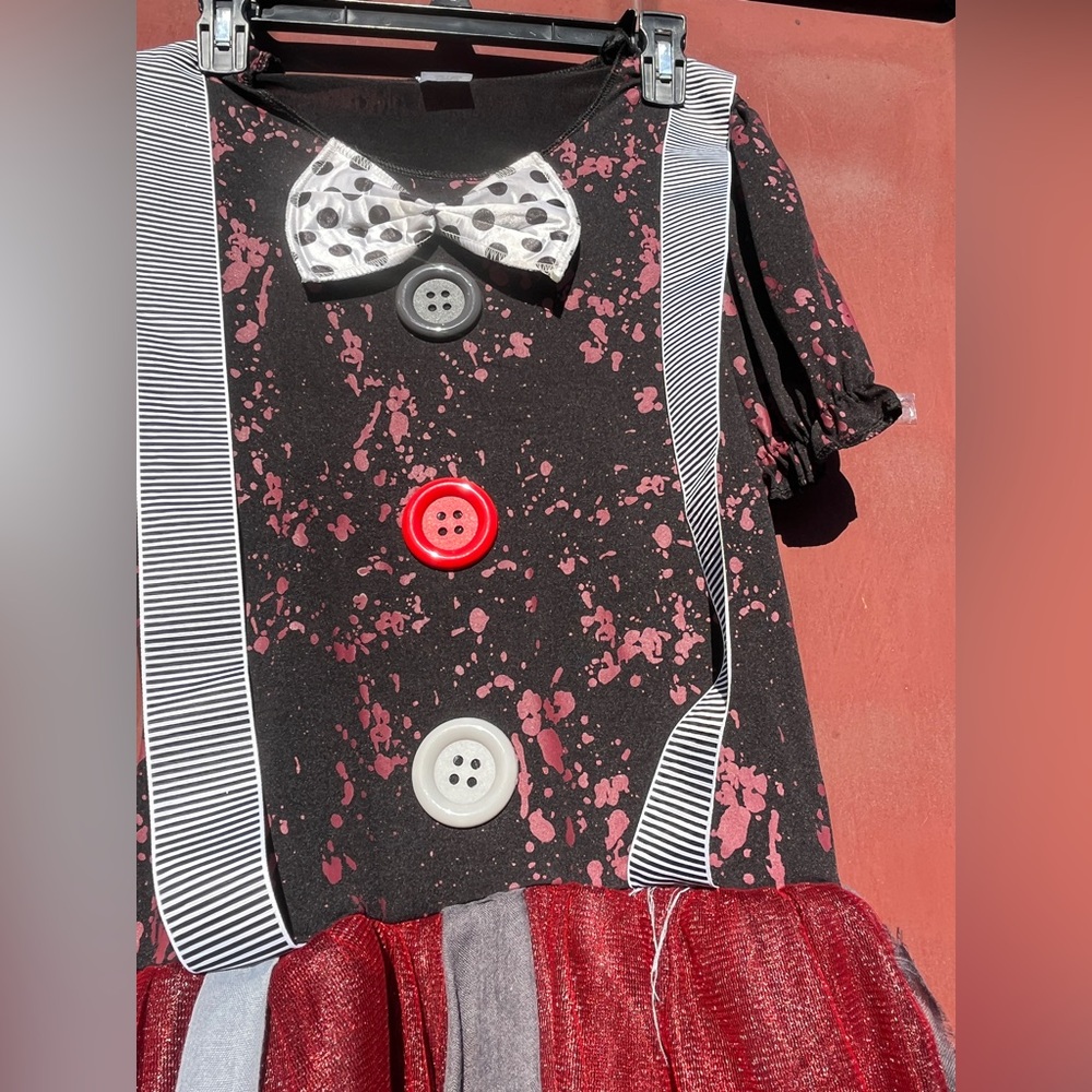 Adult Horror Clown Costume Size M USED JUST DRESS - Picture 5 of 9